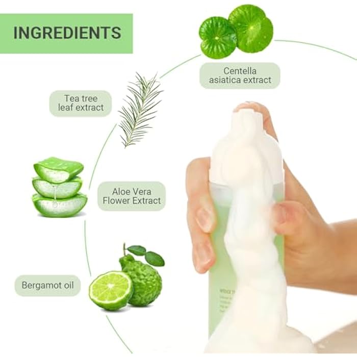 TENZERO CICA Bubble Toner, 4.73 fl oz/140ml, Hydrating & Soothing Centella Toner for Face, Barrier Repair, Korean Bubble Skincare - Image 5