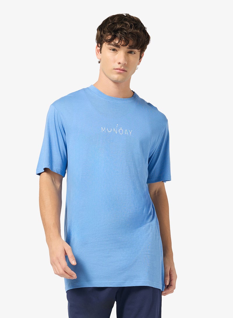 سفنتي فايف طقم بيجامة تي شيرت وشورت - Image 3