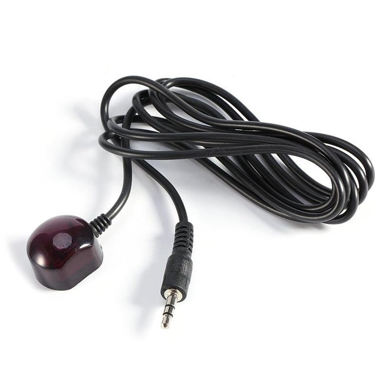Denash مكرر إشارات الأشعة تحت الحمراء (IR Repeater)، كابل تمديد للأجهزة اللاسلكية بطول 1.5 متر، يحتوي على مستقبل إشارات الأشعة تحت الحمراء ومرسل إشارات الأشعة تحت الحمراء، بالإضافة إلى كابل تمديد مزود بمقبس بحجم 3.5 مم، مناسب لاستخدامه مع صناديق التحكم عن بعد من نوع BT. - Image 2