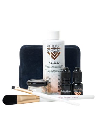 Vitiligo Vanquish Cosmetic Camouflage Kit by Fake Bake Liquid Concealer, Long Lasting Natural Color Customization Eliminates Appearance of Skin Depigmentation For Women & Men - Cover Lasts For Days - pzsku/ZD34F0BFC0F030D9501FCZ/45/1746698718/67f5b143-c315-41c1-b56a-0b62aec32440