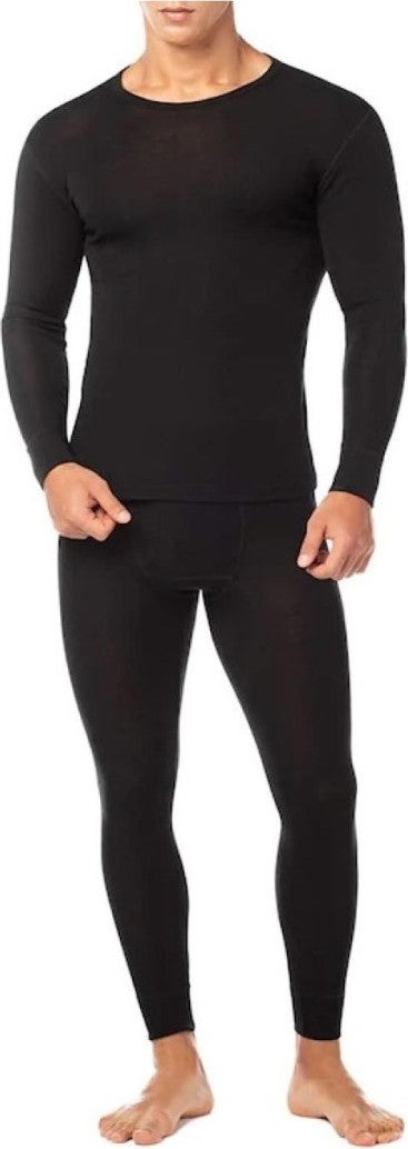 Tutku Passion Men's Black Thermal Suit Underwear 