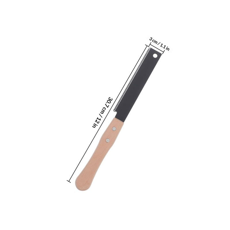 Mini Hand Saw 6 Inch Pull Saw with Fine Non Stick Coated Teeth for Woodworking DIY Crafts and Camping - Image 3