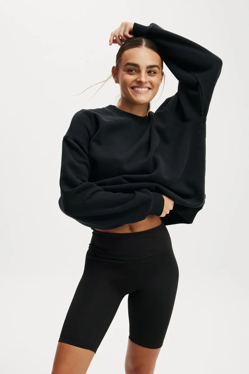 PLUSH CREW SWEATSHIRT
