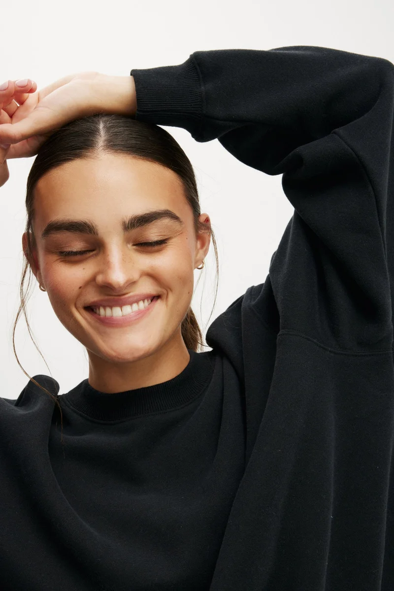 Cotton On  PLUSH CREW SWEATSHIRT for Women | Best Price UAE