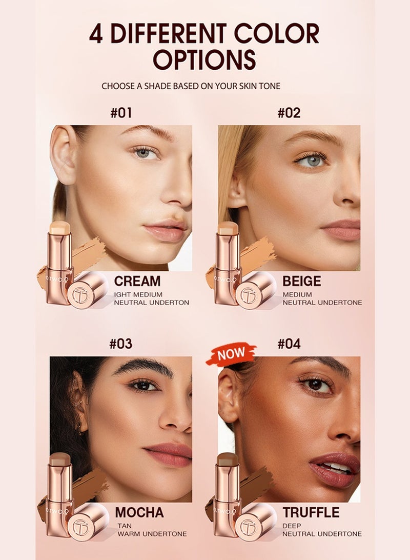 أو.تو.أو كونتور نحت عالي الدقة بملمس كريمي – دمج ناعم، قوام موس وثبات طويل لنحت طبيعي للمكياج اليومي - Image 3