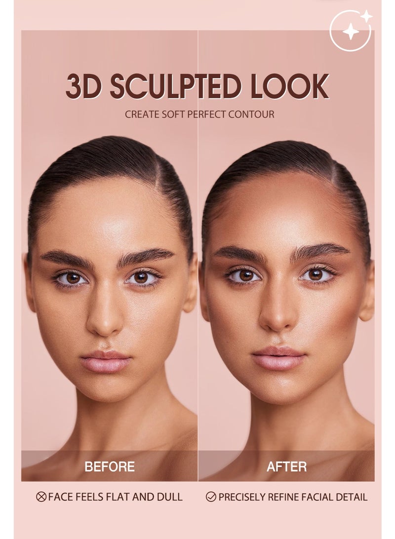 أو.تو.أو كونتور نحت عالي الدقة بملمس كريمي – دمج ناعم، قوام موس وثبات طويل لنحت طبيعي للمكياج اليومي - Image 2
