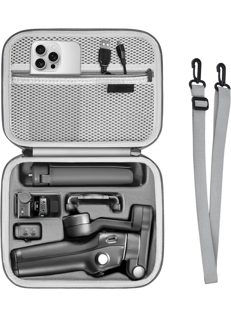 CENXI Osmo Mobile 7P Case, Portable PU Shoulder Bag for Dji Osmo Mobile 7 Pro/7P Gimbal Stabilizer Travel Case for DJI Osmo Mobile 7/7P Accessories  - Image 1