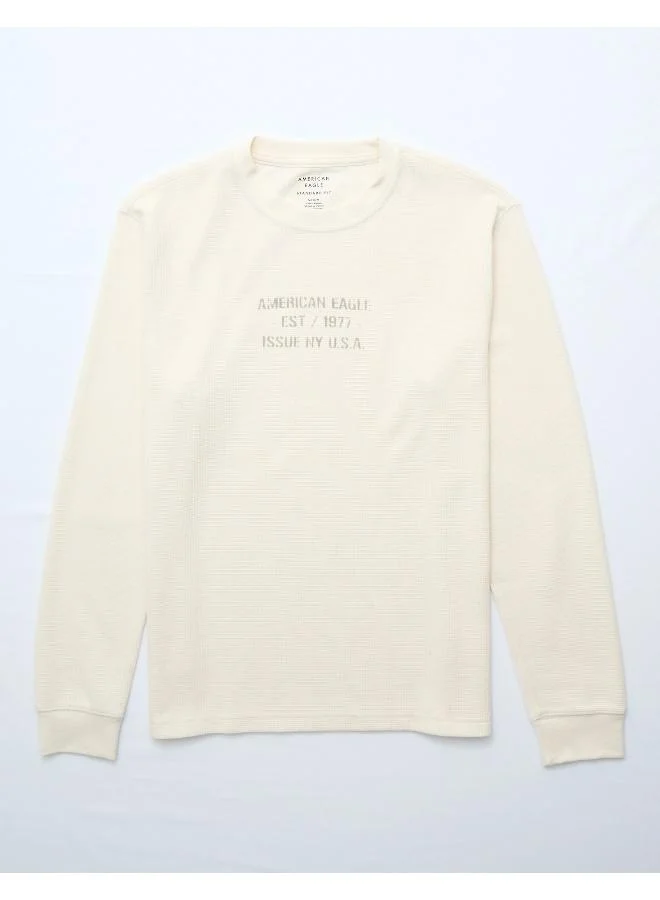 امريكان ايجل تي شيرت حراري بأكمام طويلة