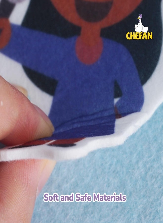 CHEFAN Toddler Flannel Stories - Precut Felt Figures, Small Community Helpers for Early Education, Kindergarten, Homeschool - Image 4
