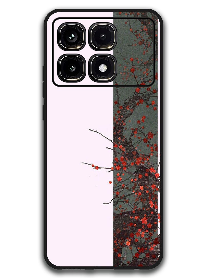 Theodor Protective Case Anti Scratch Shock Proof Bumper Cover For Xiaomi Redmi K70 Ultra Floral design - Image 1