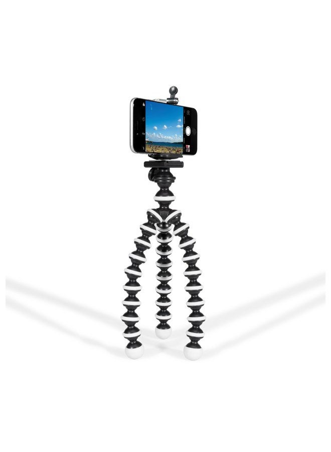 GPX 10 Inch Mini Smartphone Tripod, Includes Smartphone Adapter and Mounting Adapter, Max Height 9.84 Inches (TPD108B), black - Image 2