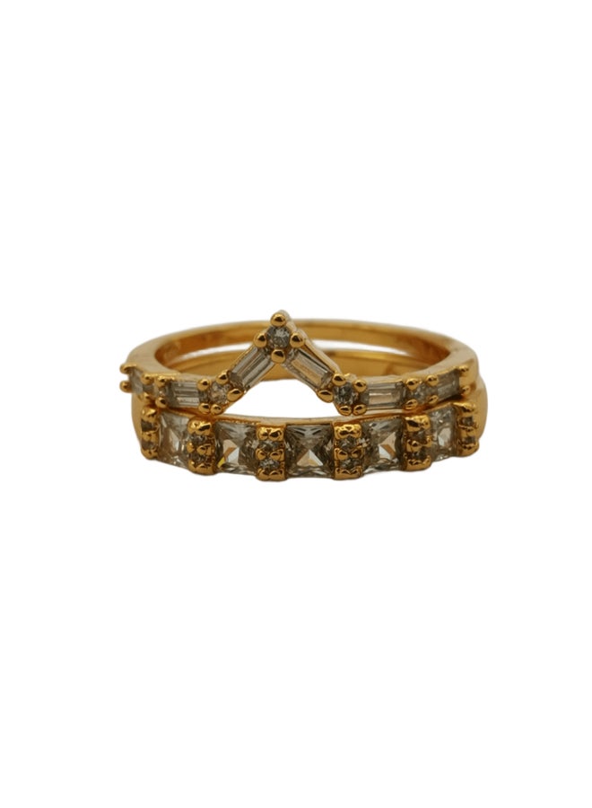 Gold Plated Ring with Elegant Design and Modern Touch for All Occasions - Image 2