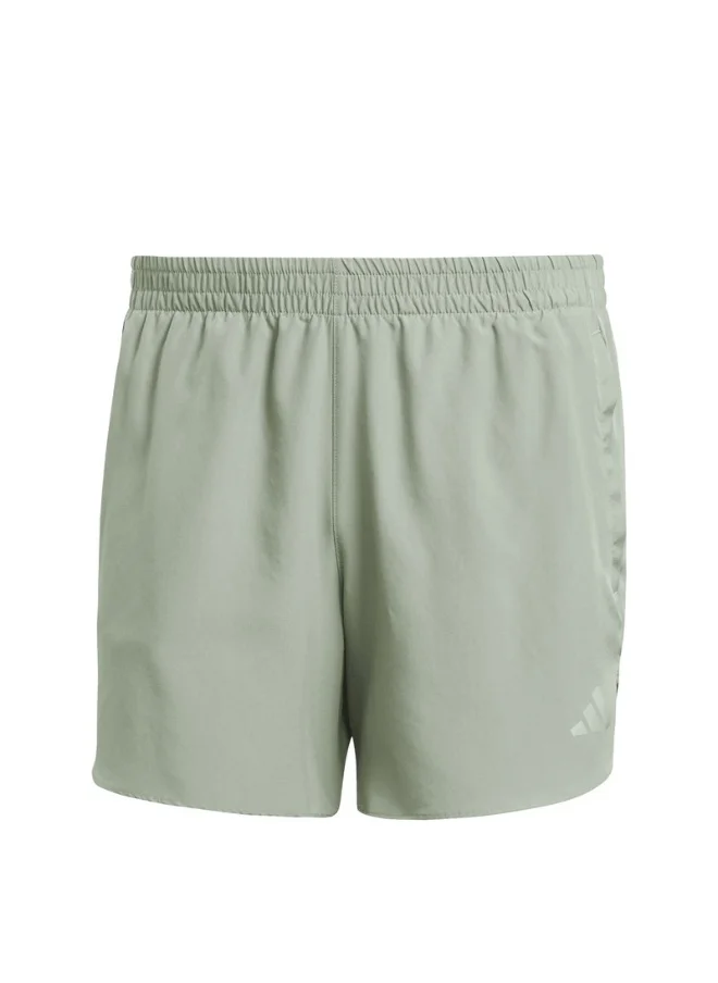 Adidas adidas RUN IT SHORT Green Running SHORTS for Men - XS5"