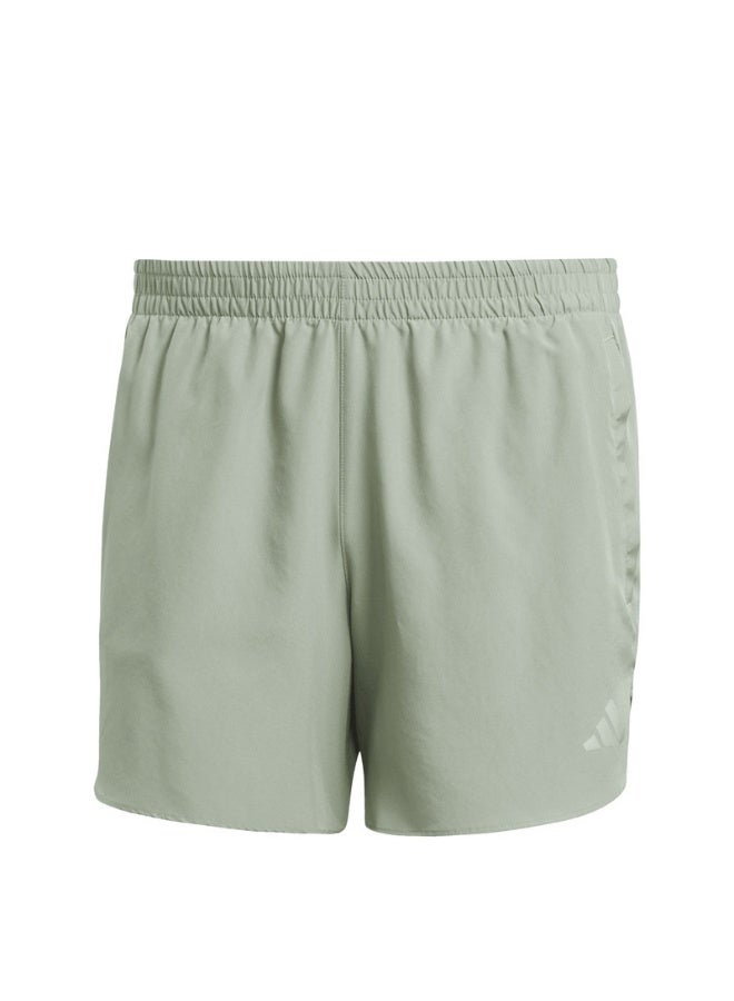 Adidas adidas RUN IT SHORT Green Running SHORTS for Men - XS5"  - Image 1