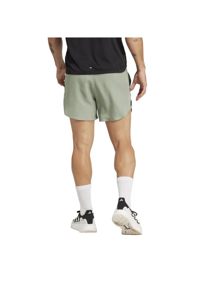 Adidas adidas RUN IT SHORT Green Running SHORTS for Men - XS5"