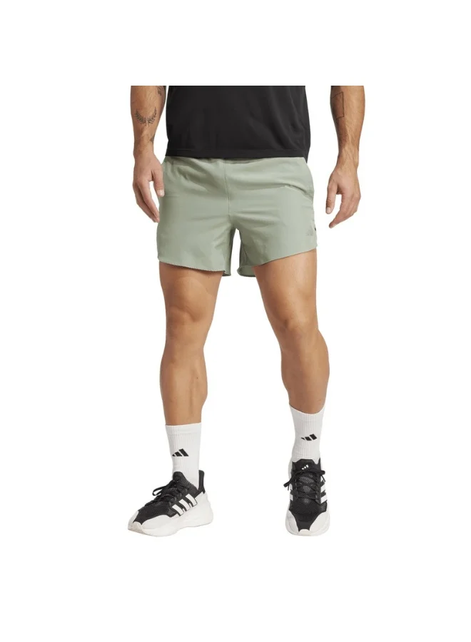 Adidas adidas RUN IT SHORT Green Running SHORTS for Men - XS5"