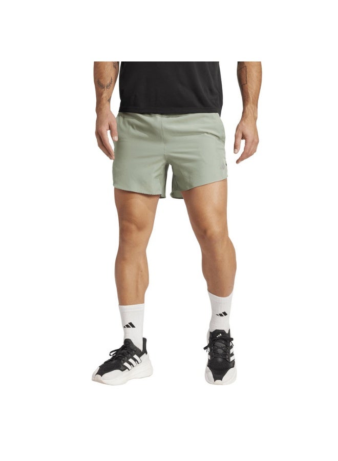 Adidas adidas RUN IT SHORT Green Running SHORTS for Men - XS5"  - Image 5