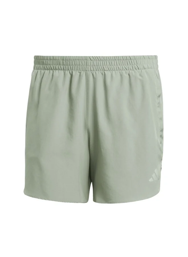 Adidas adidas RUN IT SHORT Green Running SHORTS for Men - XS5"