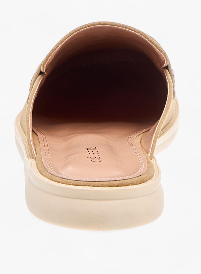 Celeste Womens Solid Slip-On Mules - Image 2
