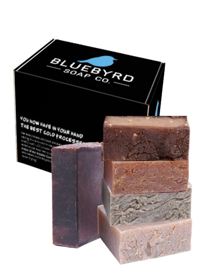 BLUEBYRD SOAP CO. Bluebyrd Soap Assorted Set of Vanilla Handmade Bar Soaps, 5 Pack | Moisturizing Shea Butter & Coconut Oil, Organic Sustainable Ingredients -Vanilla Bean, Mint, Orange, Oatmeal, Currant (Vanilla) - Image 1