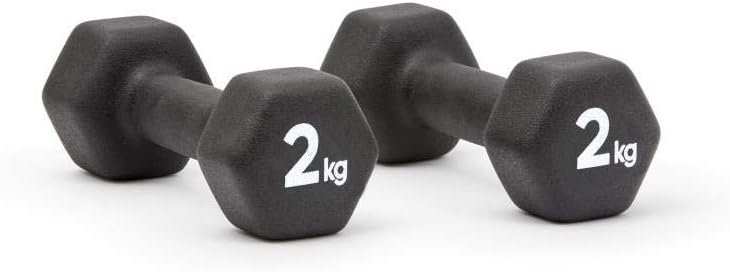 Adidas 2Kg Dumbbells Pair – Neoprene-Coated Hand Weights for Strength, Toning & Home Exercise - Image 1