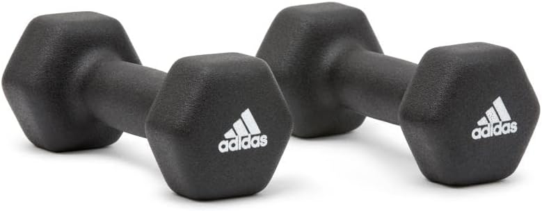 Adidas 2Kg Dumbbells Pair – Neoprene-Coated Hand Weights for Strength, Toning & Home Exercise - Image 2