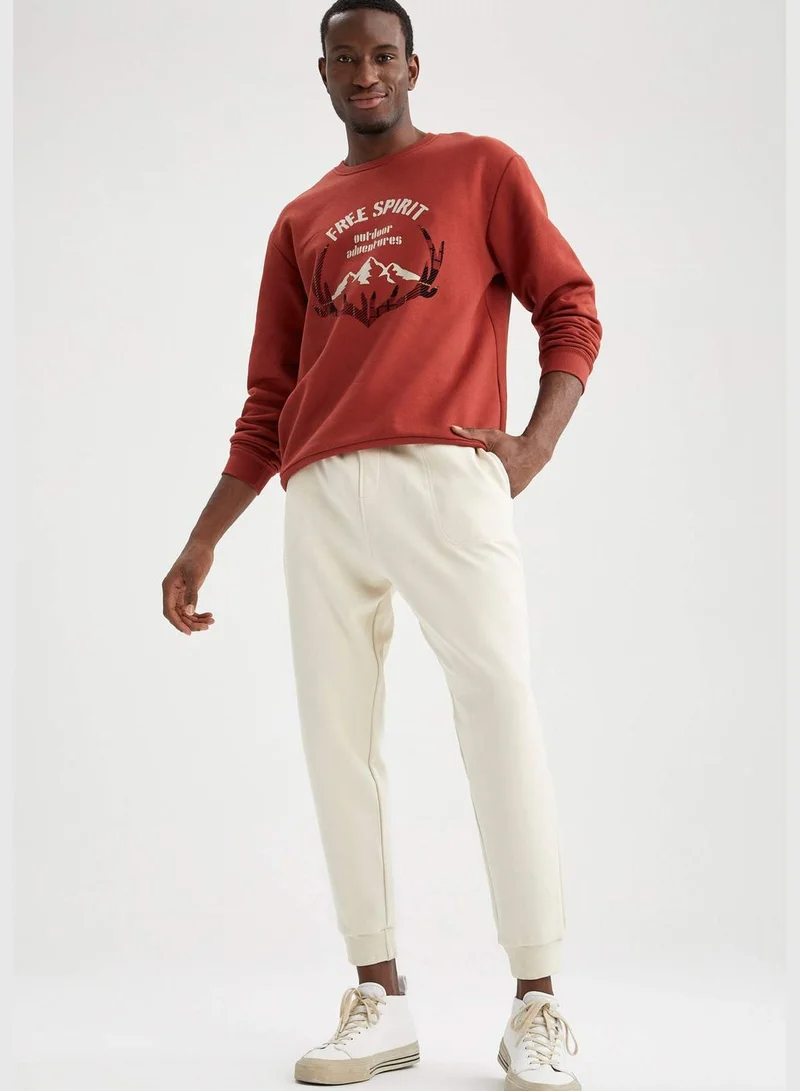 DeFacto Relax Fit Long Sleeve Knitted Sweatshirt