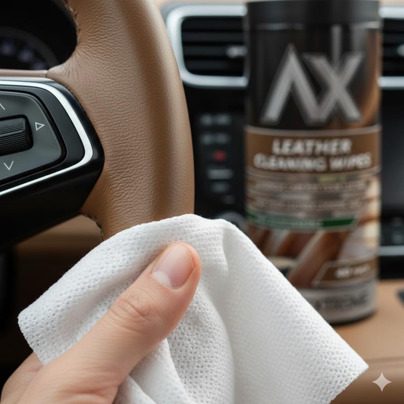eliz Auto Extreme Leather Cleaning Wipes 40 Count - Luxurious Care For Your Leather - 100% Biodegradable - Image 3