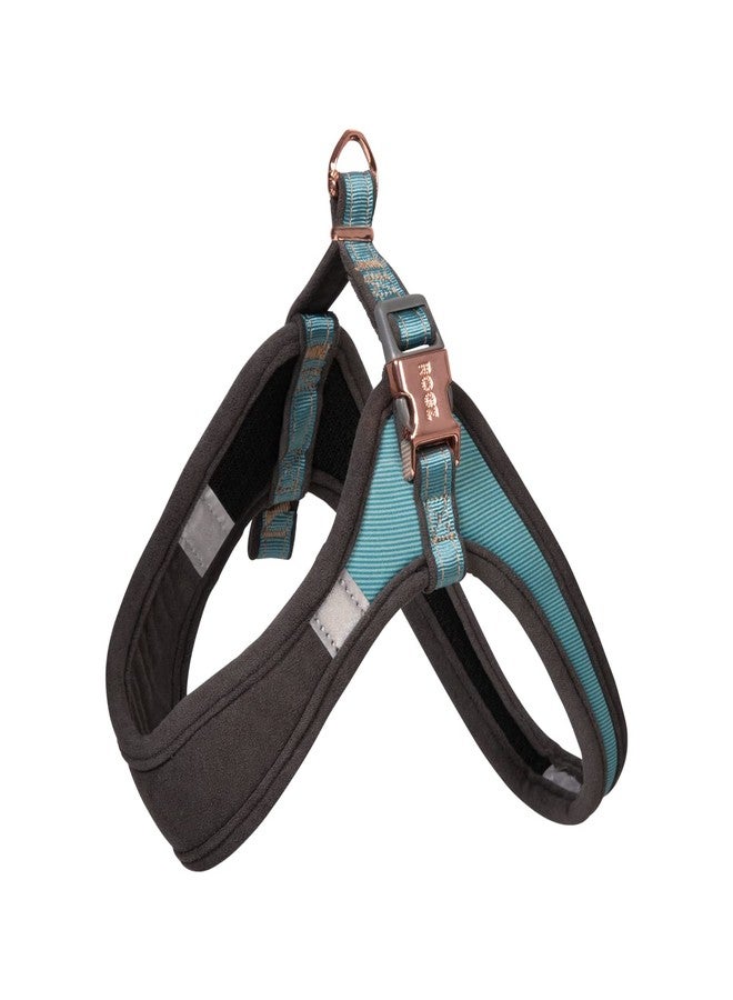 Rogz Urban Fast Fit Adjustable Harness Small/Medium fits Chest 18.5in - Turquoise Moon - Image 1