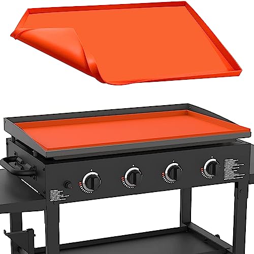 Protebox 36" Silicone Griddle Mat for Blackstone 36 Inch Grill, Heavy Duty Food Grade Silicone Griddle Cover, Protect Your Grill from Dirt & Rust All Year Round - Image 1