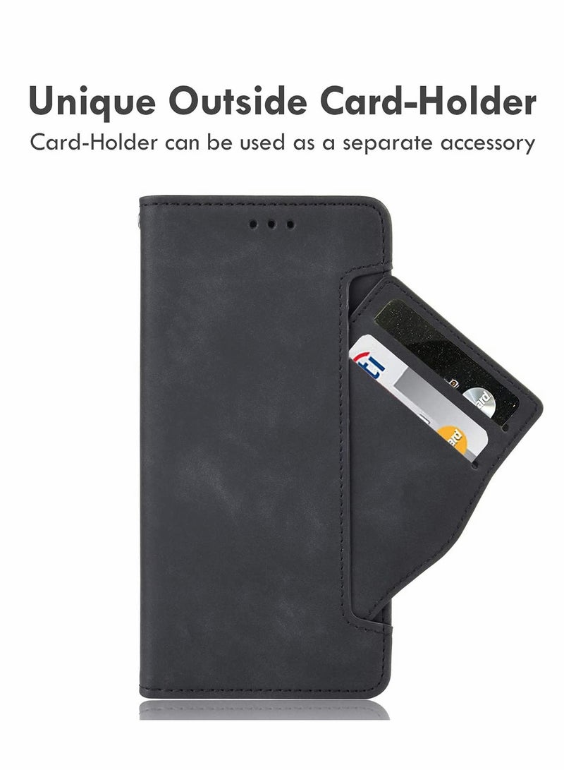 Excefore Case for Samsung Galaxy Z Fold 2 5G Case Cover, Wallet case, Classic Leather Wallet Foldable Case with Credit Card Holder - Image 4