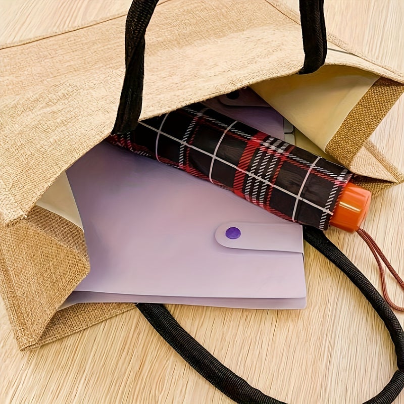 Teacher Printed Letter Snetic Bag Durable Womens Casual Tote Bag Student Work Commuter Linen Bag Shopping Bag 01 - Image 5