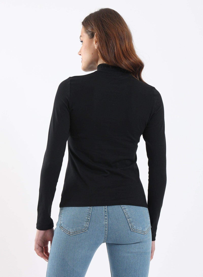 Karma Women Viscose Cotton Body Line High Neck Long Sleeve Undershirt - Image 2