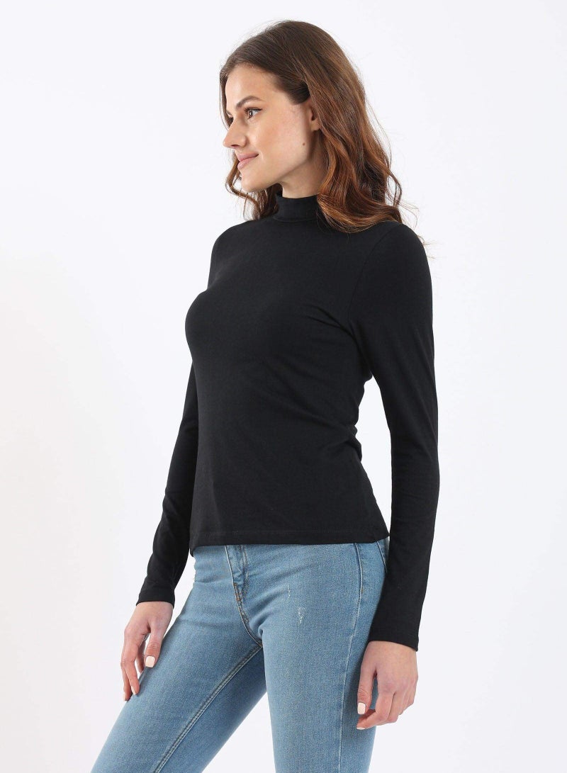 Karma Women Viscose Cotton Body Line High Neck Long Sleeve Undershirt - Image 3