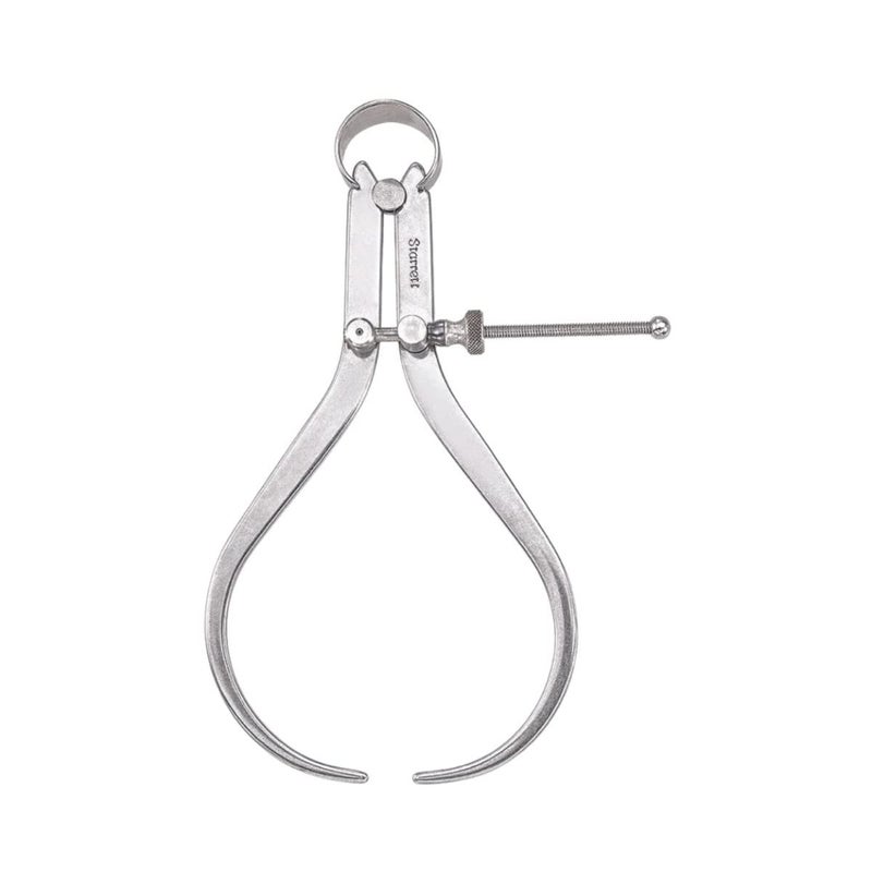 Starrett Starrett Yankee SpringType Caliper with Hardened Fulcrum Stud Bow Spring and Quick Adjusting Spring Nut  6 Size and Capacity Spring Joint Type  79A6  - Image 1