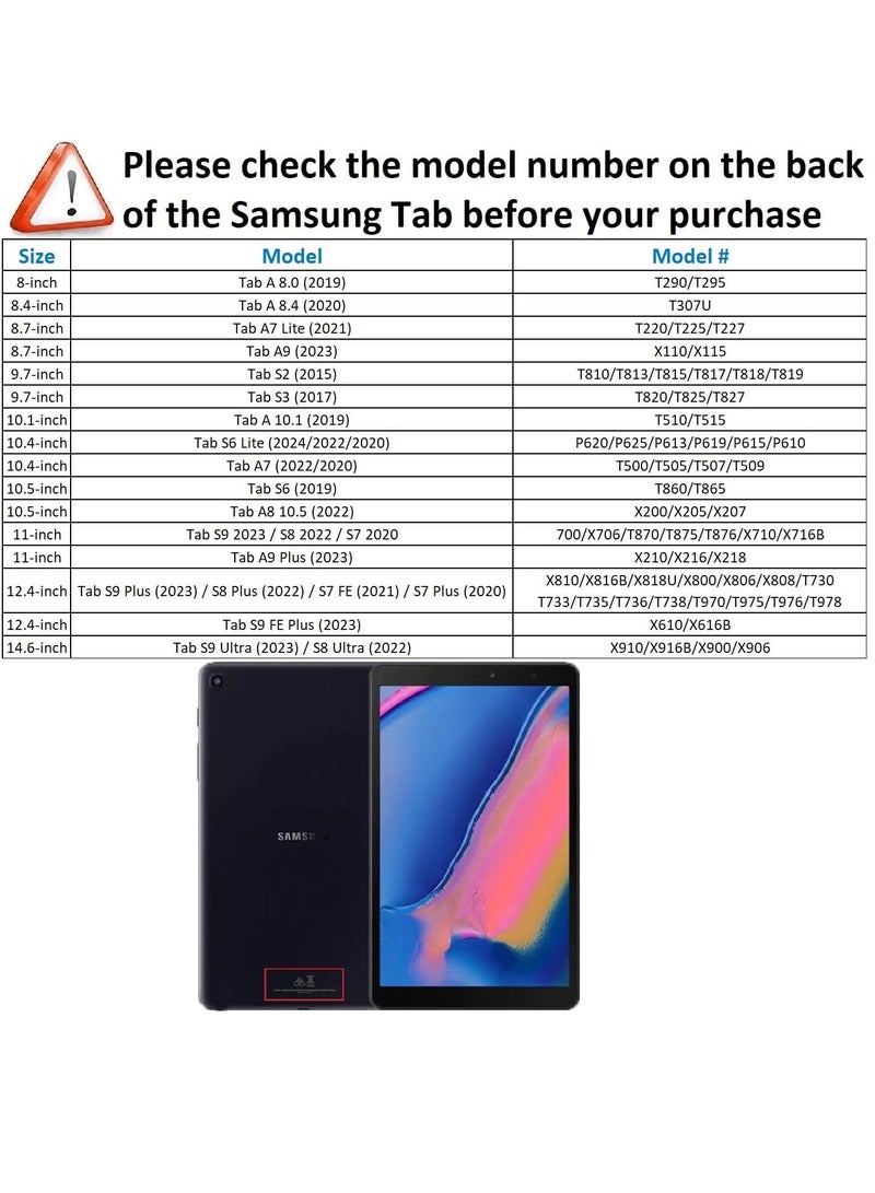 DUSALA 360 Degree Rotating Stand Auto Sleep Wake Folio Leather Smart Cover for Samsung Galaxy Tab S7 FE 12.4 -Inch (SM-T730) - Image 2