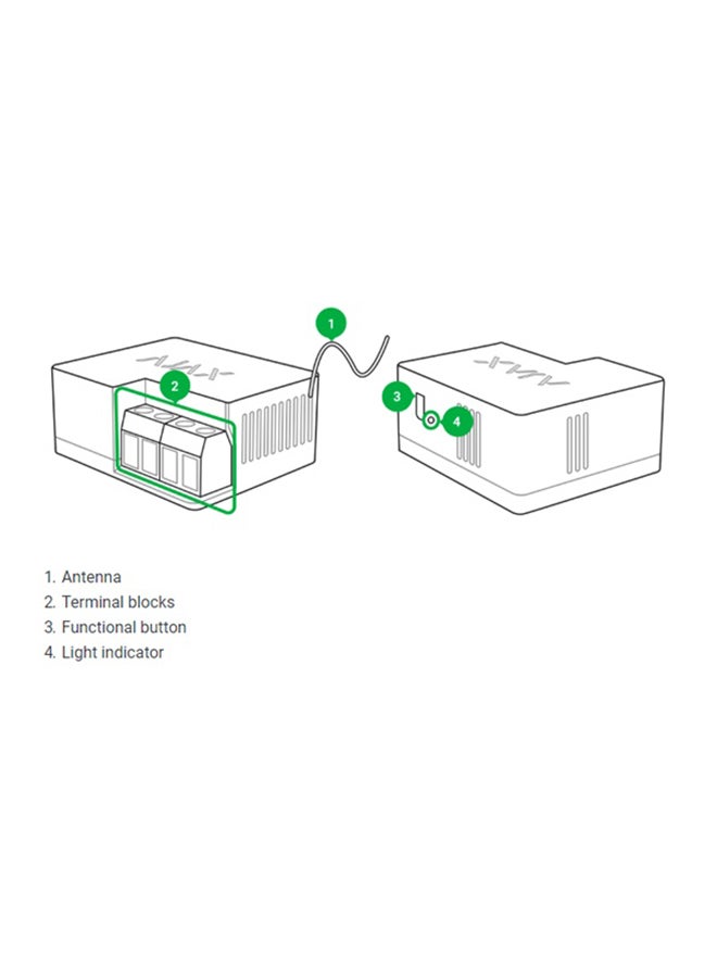 اياكس مفتاح حائطي  - ابيض - Image 5