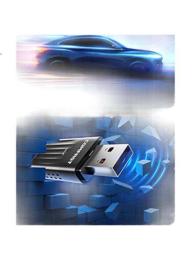 Comfast Ax900 Wifi6 Driverless Usb Wireless Network Adapter For Desktop, Dual-Band 5G Bluetooth 5.3, Wireless Bluetooth 2-In Laptop External Wifi Receiver - Image 2