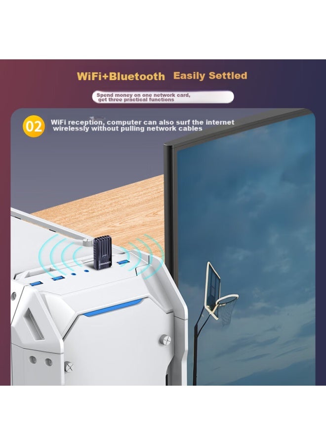 Comfast Ax900 Wifi6 Driverless Usb Wireless Network Adapter For Desktop, Dual-band 5g Bluetooth 5.3, Wireless Bluetooth 2-in Laptop External Wifi Receiver - Image 3