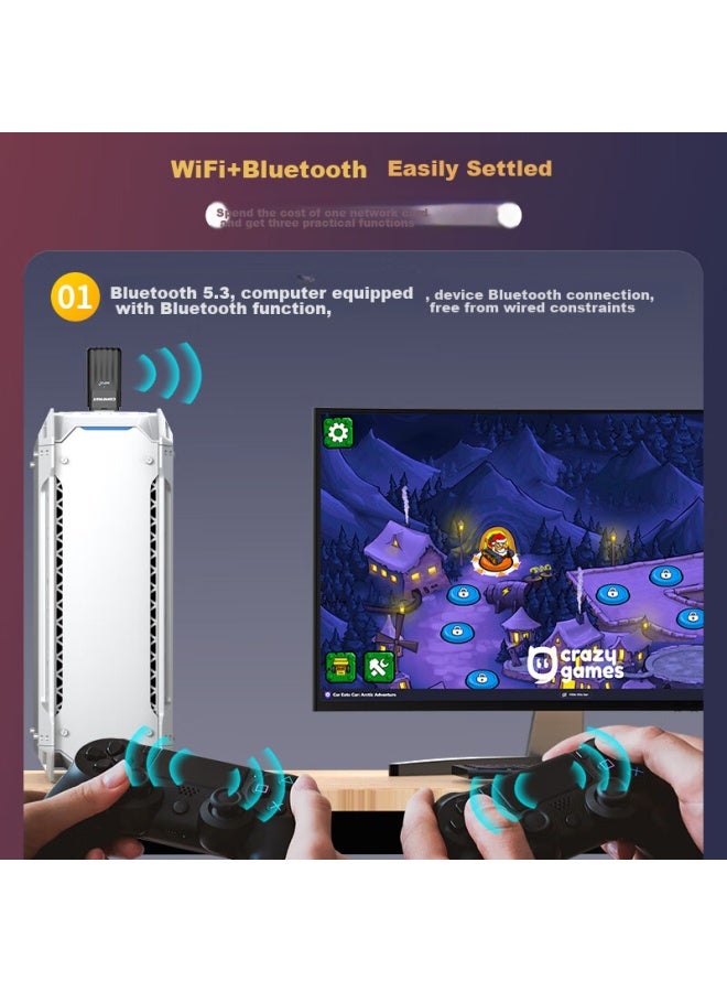 Comfast Ax900 Wifi6 Driverless Usb Wireless Network Adapter For Desktop, Dual-band 5g Bluetooth 5.3, Wireless Bluetooth 2-in Laptop External Wifi Receiver - Image 2