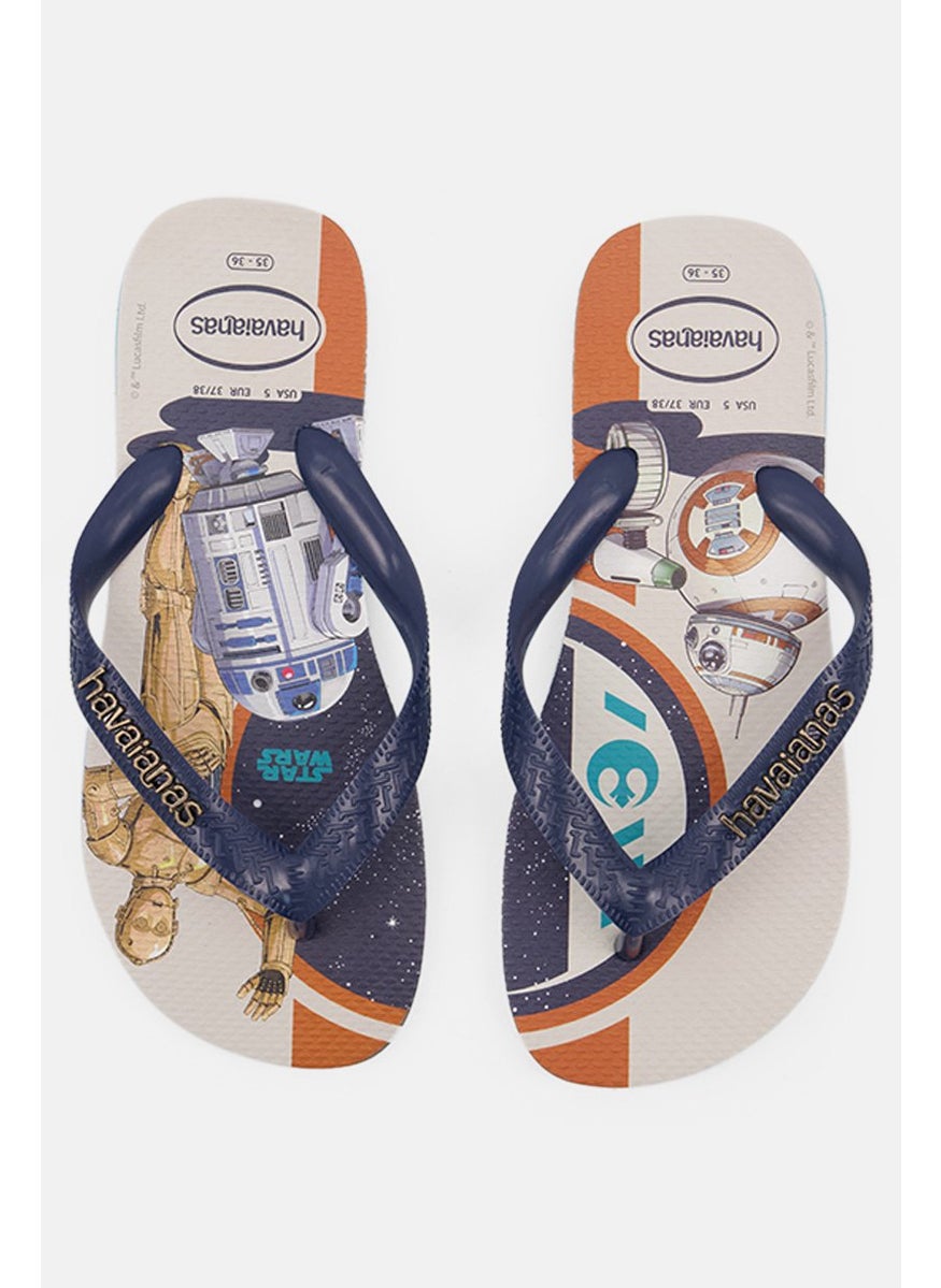 havaianas - Men Star Wars Slip On Slippers, Blue Combo - Image 1