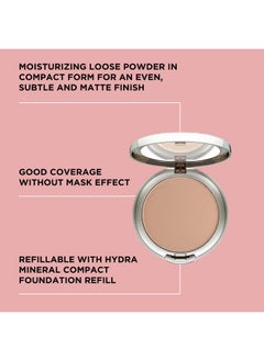 ARTDECO ARTDECO Hydra Mineral Compact Foundation - fresh beige N°70 - Hydrating loose powder compact for a soft matte finish - good coverage without a mask-like effect - refillable - makeup - 0.35 Oz  - Image 2