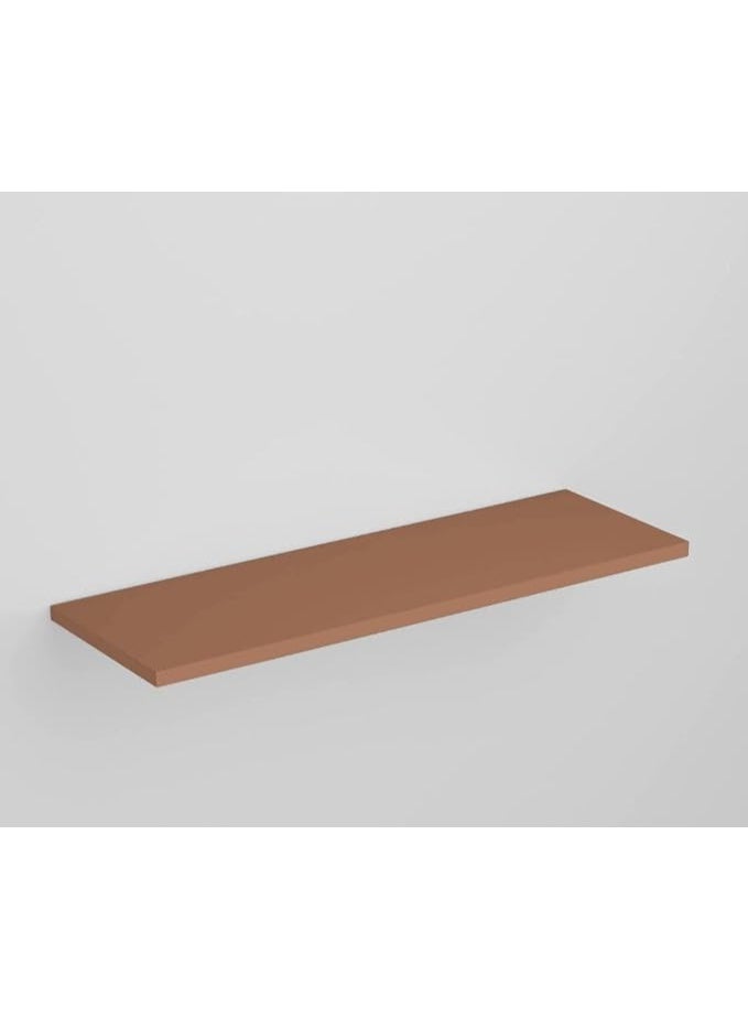 Home Gallery Single Floating Shelf – Wall Mounted Wooden Storage & Display Rack, 60x20 cm, Stylish Brown Shelf for Living Room, Bedroom, Kitchen, Office, or Hallway Décor - Image 1