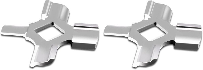 Antree Stainless Steel Meat Grinder Grinding Blades for Stand Mixer and Meat Grinder Attachment, 2 sharp blades - Image 1