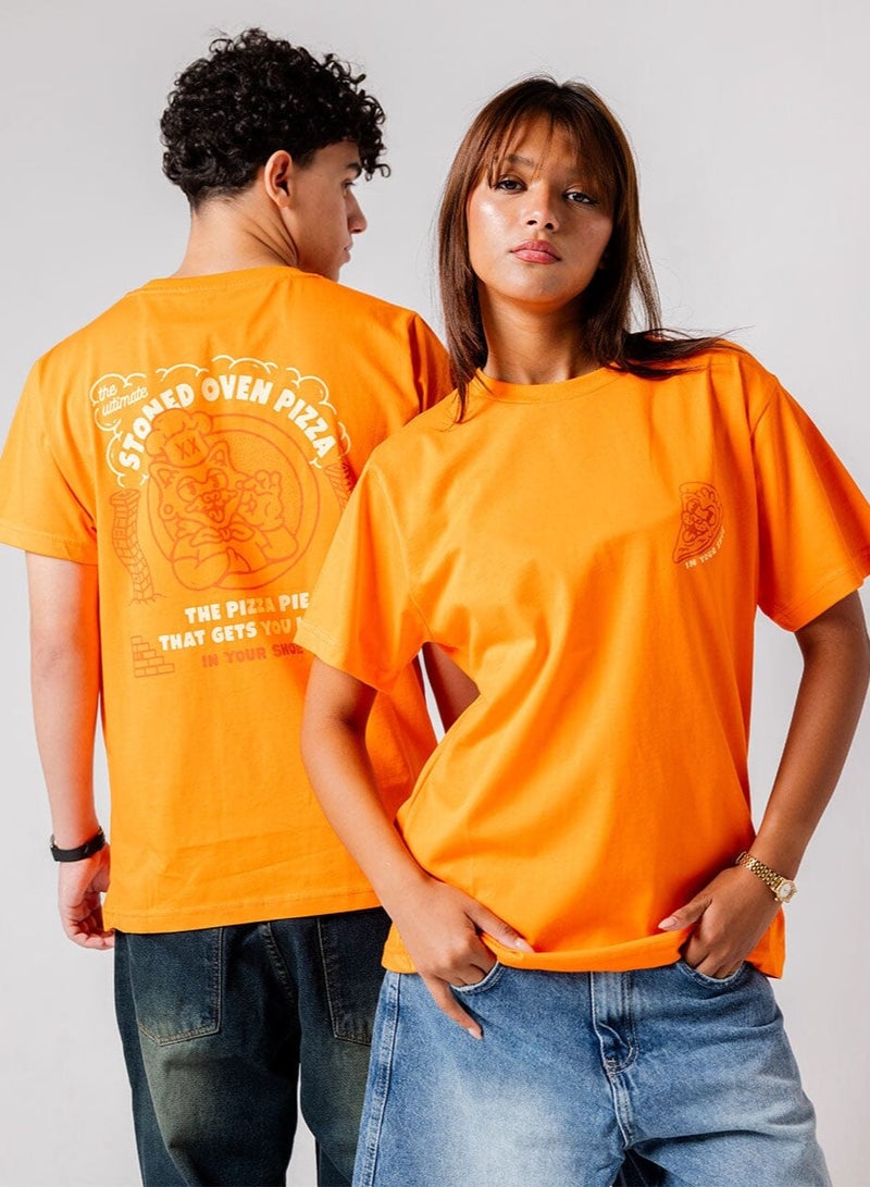 In Your Shoe Stoned Oven Pizza Regular Tee - Image 1