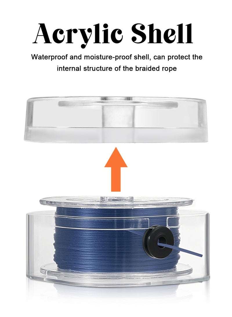 URbazaar 118In 0.8mm Flat Stretchy Bracelet Strings with Organizing Case, 6 Colors Beading Thread for Bracelet  , Seed Bead, Leather Stitching, Jewelry Making - Necklace and Sewing String - Image 4