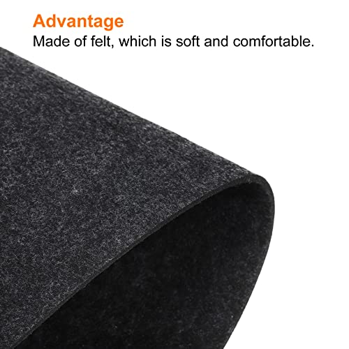 PATIKIL 24"x12" Desk Mat Protector, Felt Dual Side Mouse Pad Writing Mat for Office Home, Gray - Image 3