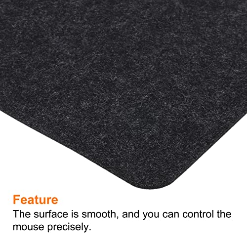 PATIKIL 24"x12" Desk Mat Protector, Felt Dual Side Mouse Pad Writing Mat for Office Home, Gray - Image 4