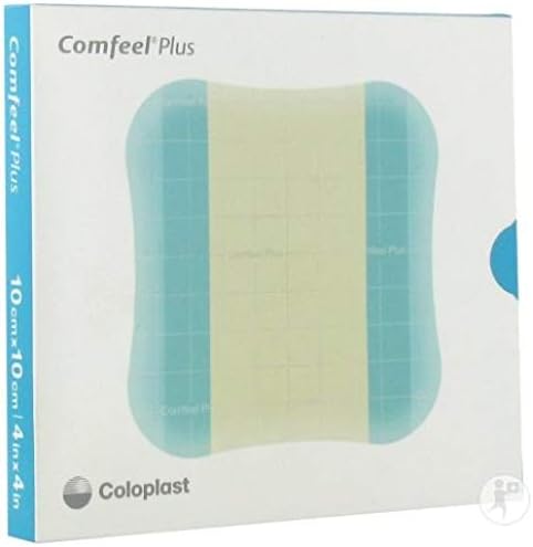 Coloplast ضمادة كومفيل بلس هيدروكوليد 4 × 4 فيلم خلفي 33110 10 في العلبة