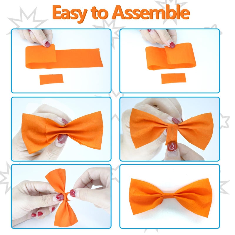 WEEPA 12 Pcs Orange Blue Party Favor Box DIY English Teacher Boxes Paper Orange Gift Boxes with Eyeglasses for Birthday Party Decorations - Image 5